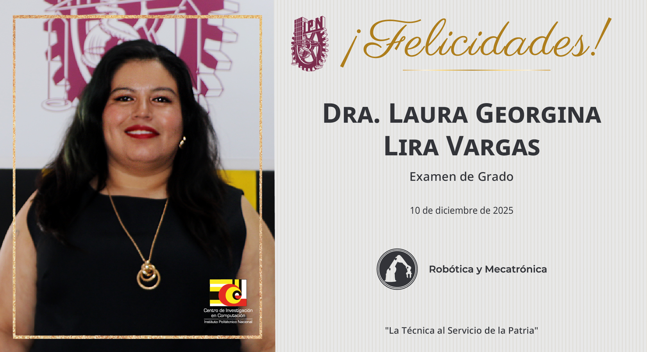 Felicitación Examen de grado-DCC-Laura Georgina Lira Vargas